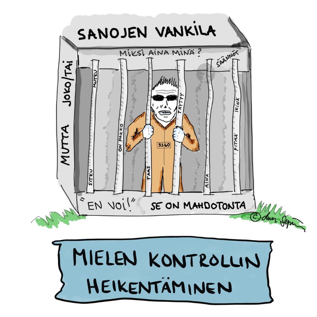 Mielen kontrollin heikentäminen